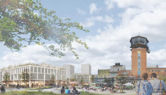 Foreløpig illustrasjon C.F.Møller Arkitekter (konsept under utvikling).